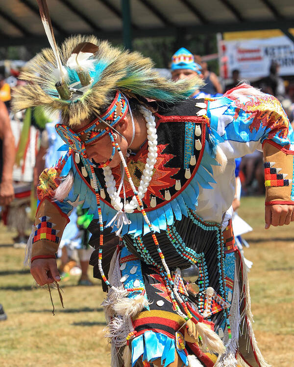 honor The Earth Poster featuring the photograph Pow Wow 65 by Keith R Crowley