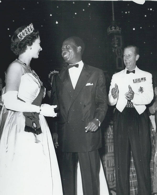 Queen Dances The high Life With Dr. Nkrumah�night Out In Accra - Ghana.  Poster by Retro Images Archive - Fine Art America