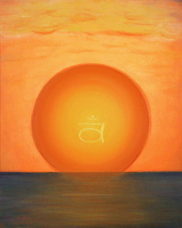 Painting Poster featuring the painting Second Chakra by Eileen Lighthawk