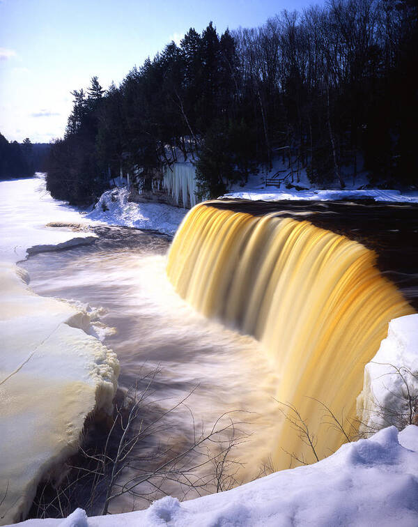 Tahquamenon Falls Poster featuring the photograph Tahquamenon Falls by Ray Mathis