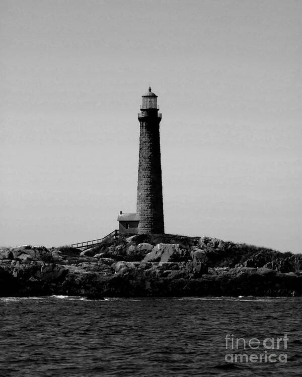 Artoffoxvox Poster featuring the photograph Thatcher Island Lighthouse by Kristen Fox