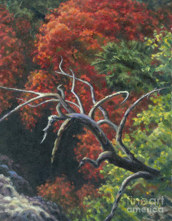 Tree Poster featuring the painting The Fallen Tree by Carl Downey