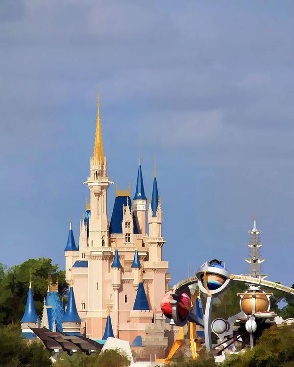 Disney Poster featuring the photograph The Kingdom by Jenny Hudson