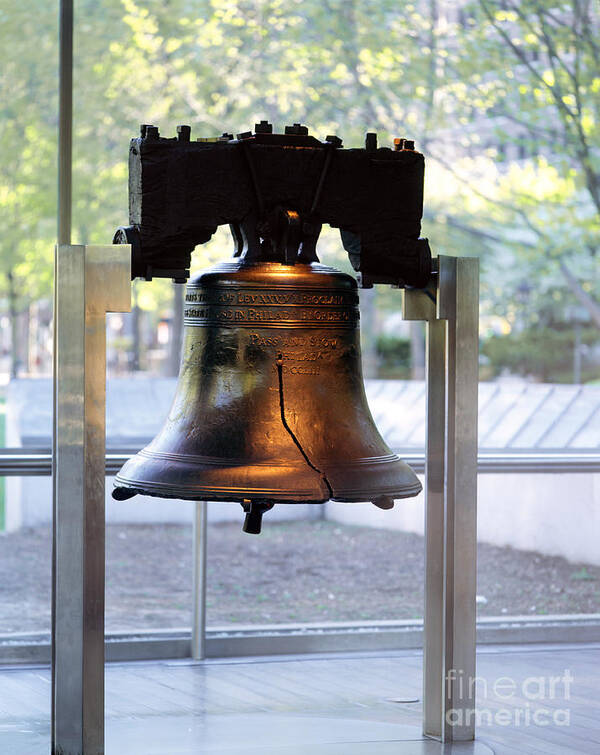 The Liberty Bell Poster featuring the photograph The Liberty Bell, Philadelphia by Rafael Macia