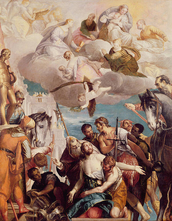 Patron Of England Poster featuring the painting The Martyrdom Of Saint George by Veronese