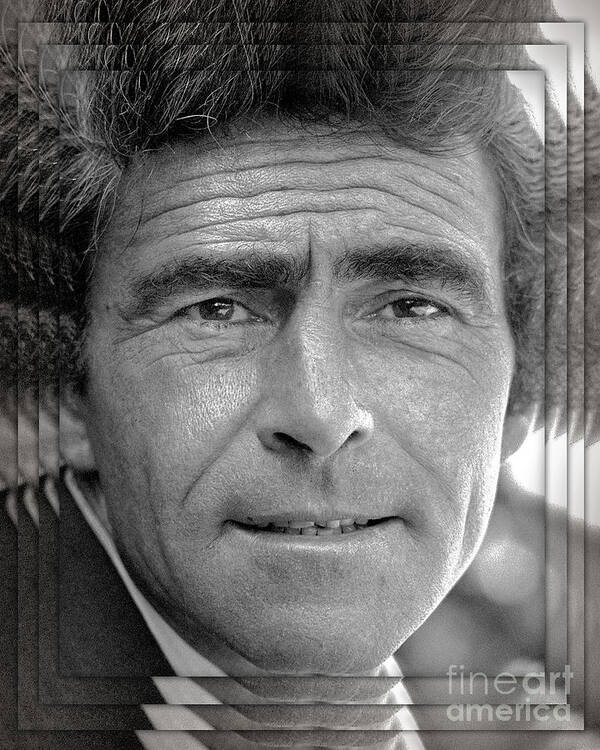 Twilight Zone Poster featuring the photograph The Rod Serling Dimension by Martin Konopacki Restoration