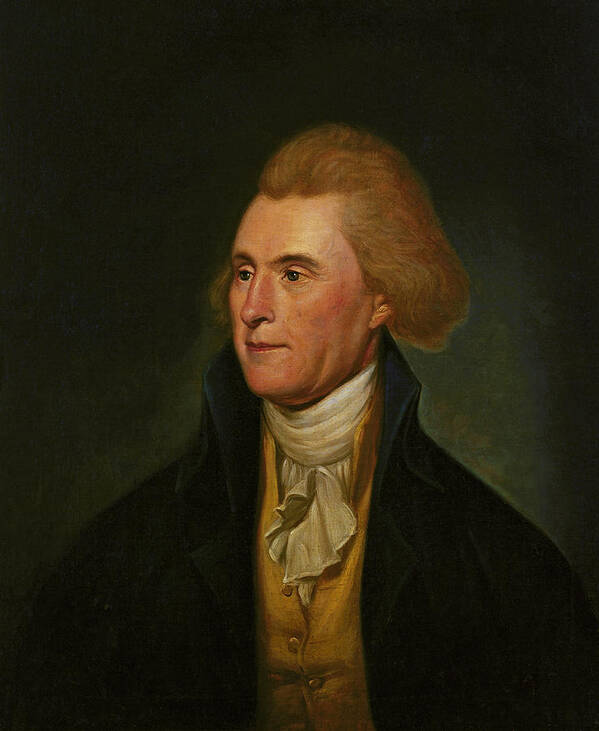 Thomas Jefferson Poster featuring the painting Thomas Jefferson by Charles Wilson Peale