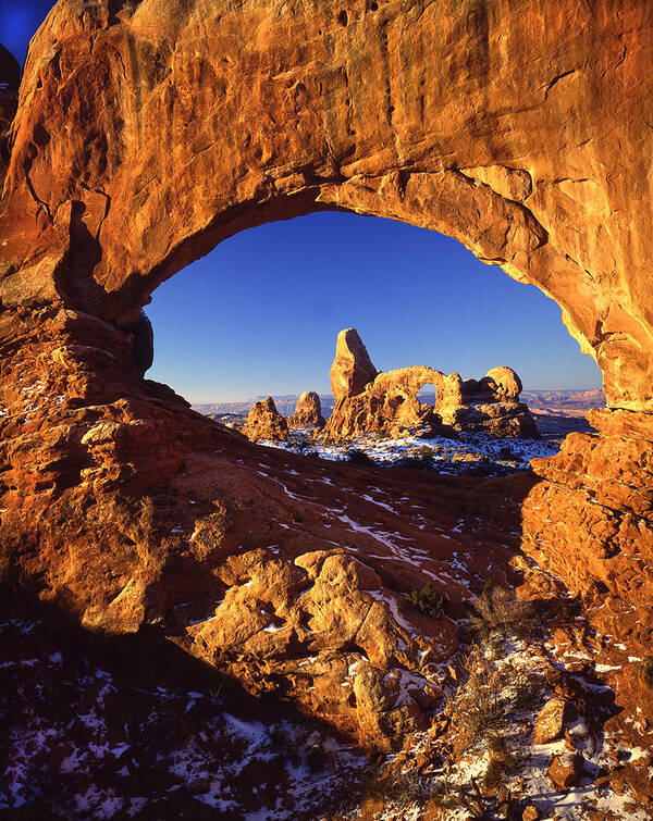 National Park Poster featuring the photograph Turret Arch through North Window by Ray Mathis