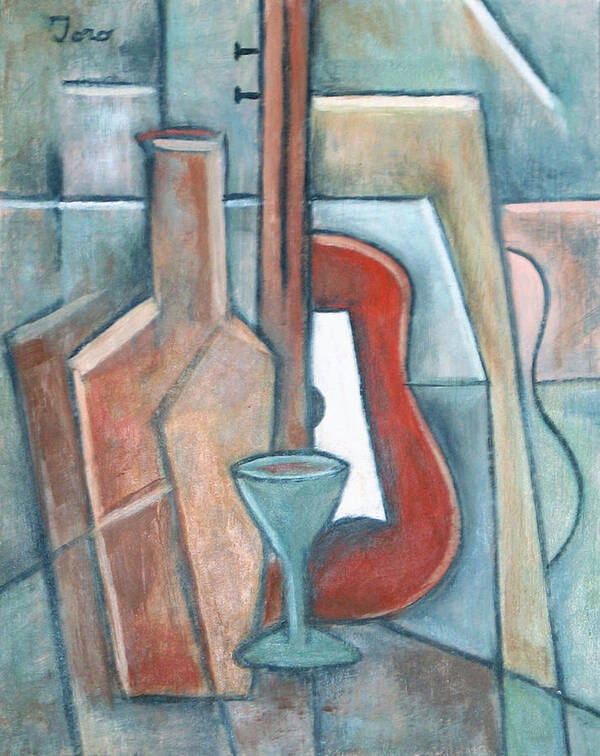 Still Life Poster featuring the painting Un Brindis by Trish Toro