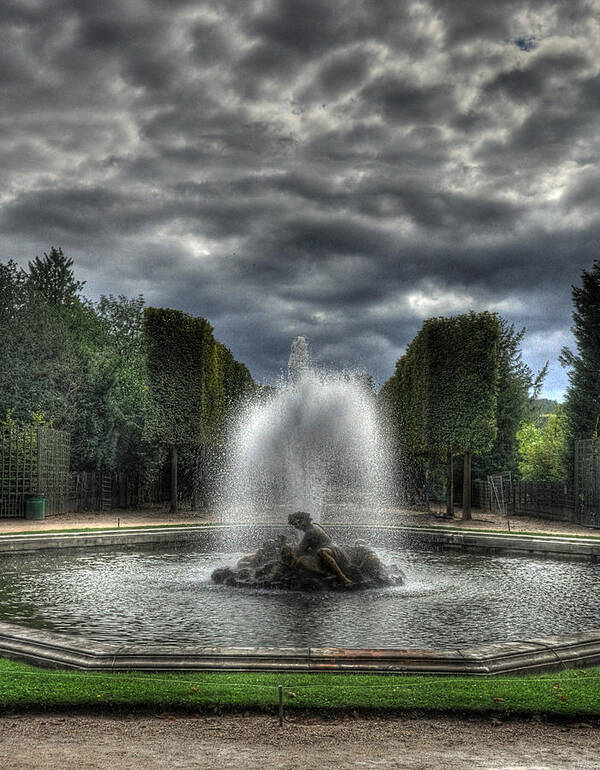Versailles Fountain Poster featuring the photograph Versailles Fountain by Michael Kirk