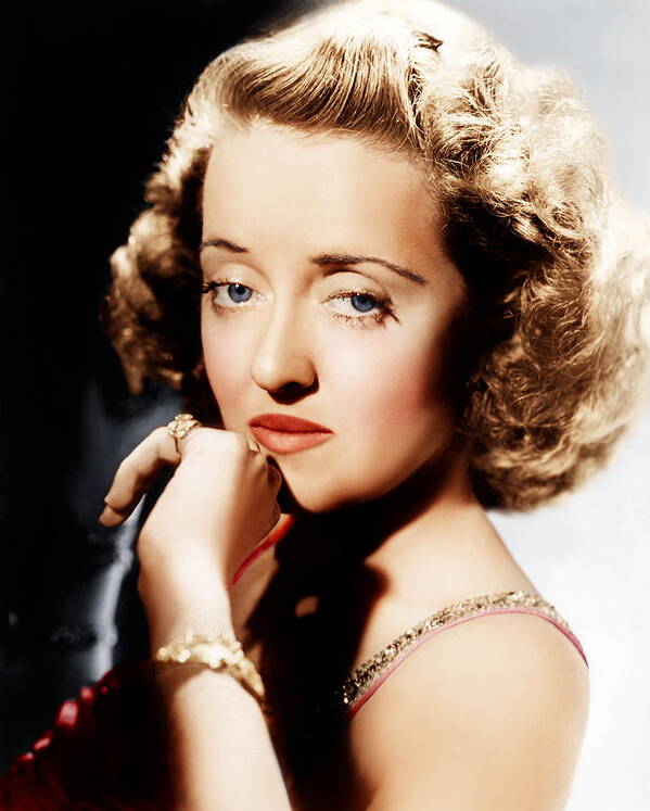 1940s Portraits Poster featuring the photograph All This, And Heaven Too, Bette Davis #1 by Everett