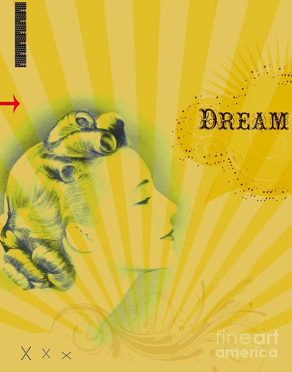 Dream Poster featuring the digital art Dream #1 by Ricki Mountain