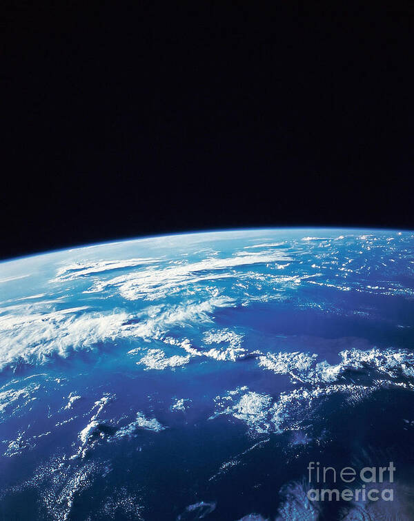 Color Image Poster featuring the photograph Earth From Space #1 by Stocktrek Images