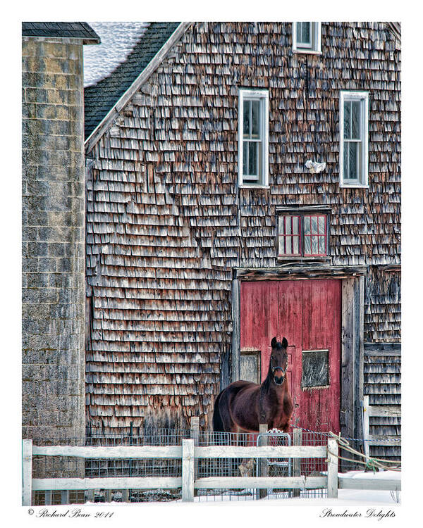 Barn Poster featuring the photograph Stoudwater Delight #2 by Richard Bean