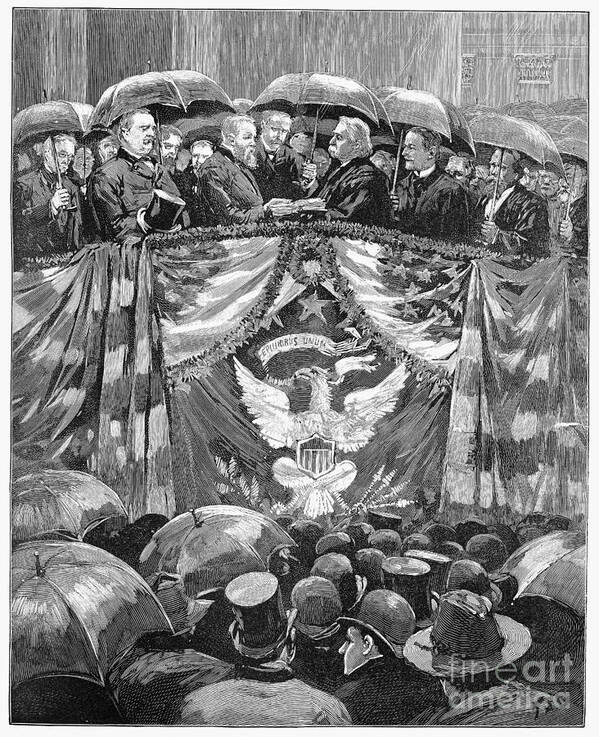 1889 Poster featuring the photograph Benjamin Harrison #4 by Granger
