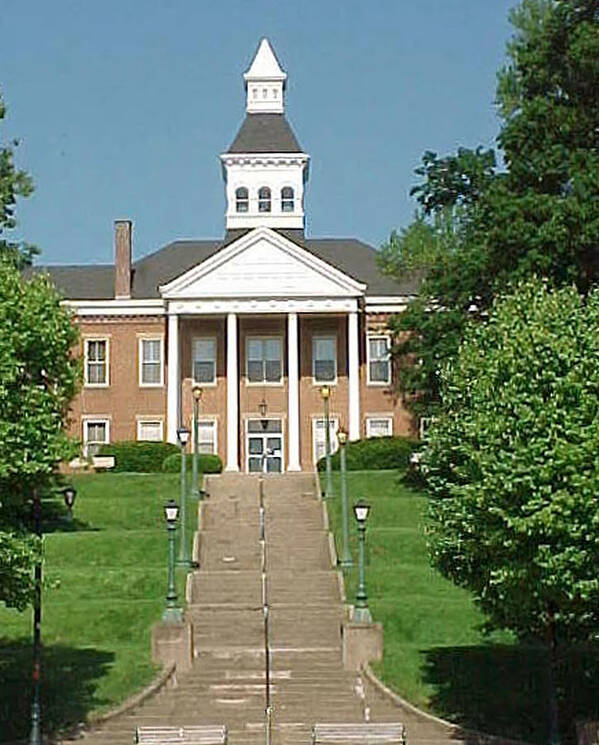 Cape Girardeau Poster featuring the photograph Common Pleas Court House by Margaret Harmon