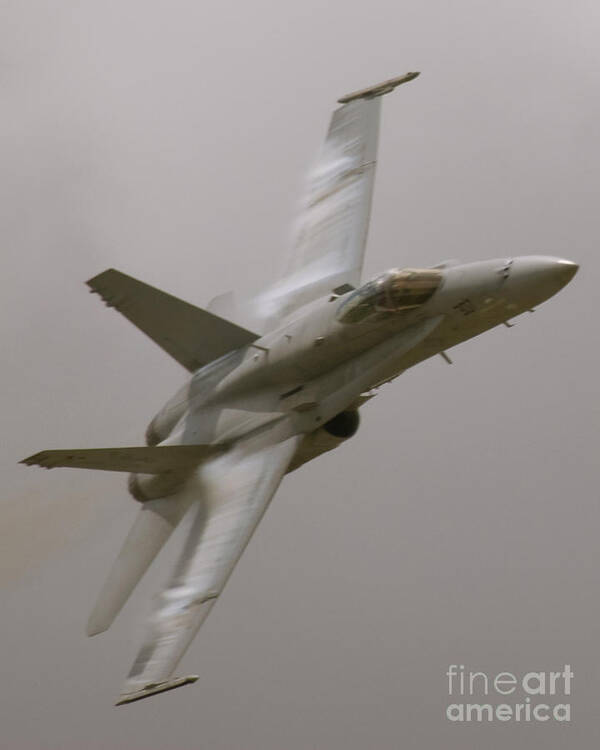 Mcdonnell-douglas Poster featuring the photograph F-18 vapor by Tim Mulina