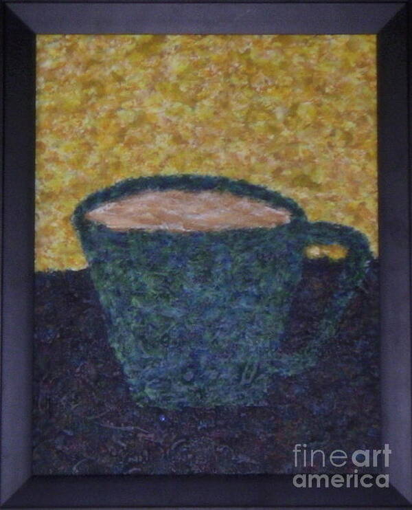 Coffee Poster featuring the painting Frothy Goodness by Scott Gearheart
