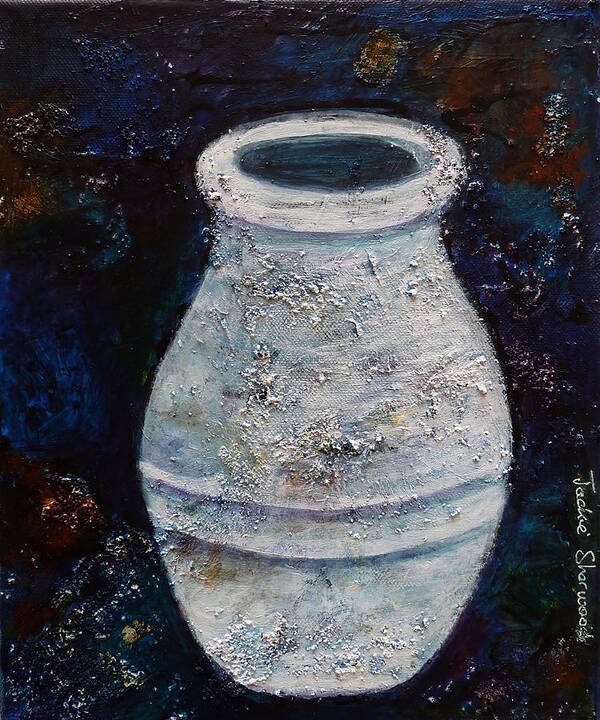 Greece Poster featuring the painting Greek Urn 1 by Jackie Sherwood