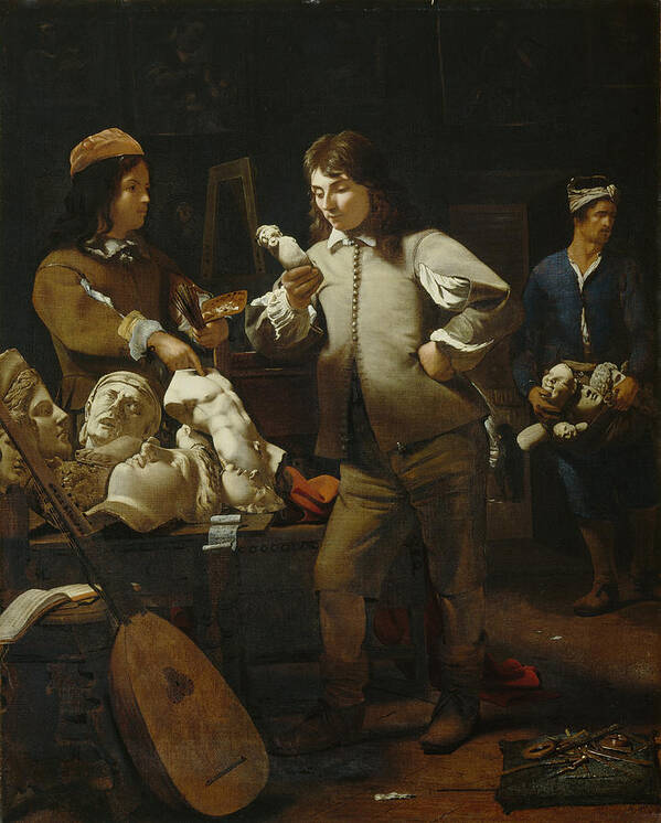 The Poster featuring the painting In the Studio by Michael Sweerts