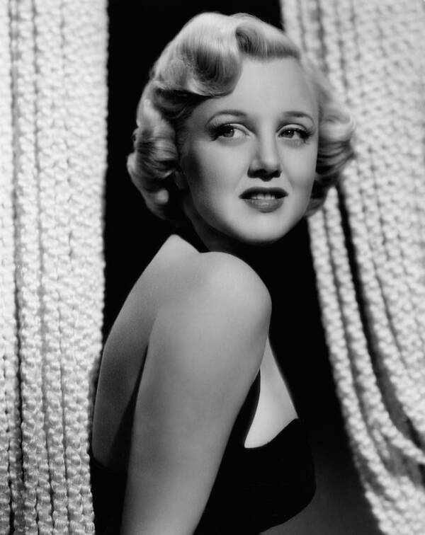 1940s Portraits Poster featuring the photograph Jan Sterling, 1940s by Everett