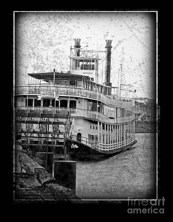 New Orleans Poster featuring the photograph New Orleans Steamboat by Jeanne Woods