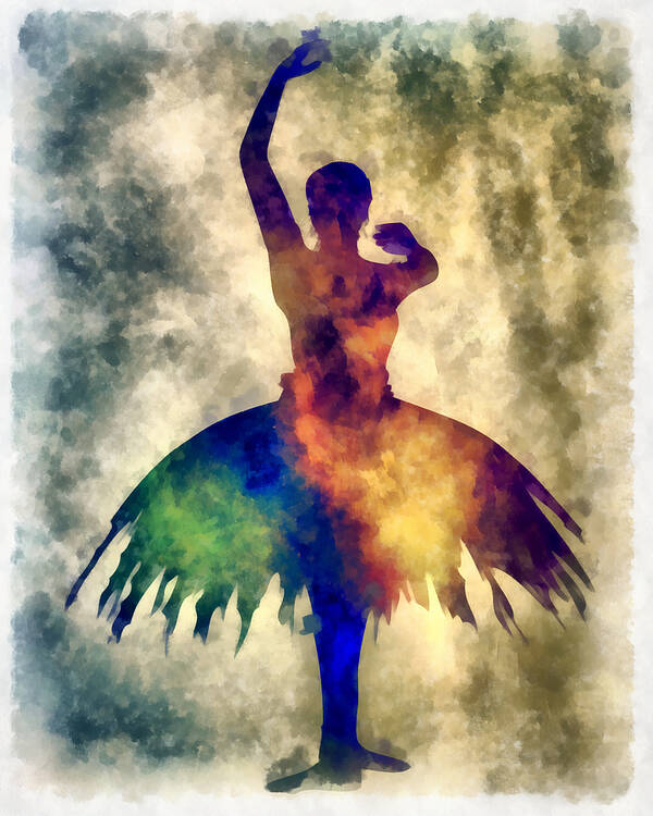 Ballet Poster featuring the mixed media Prima 1 Muse by Angelina Tamez