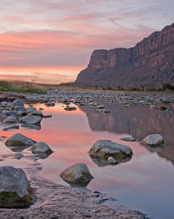 Santa Elena Canyon Poster featuring the photograph Santa Elena by Angie Schutt