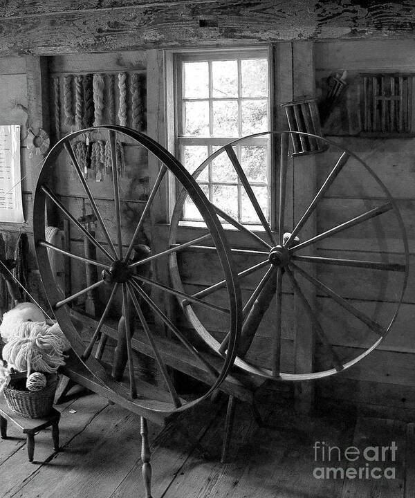 Spinning Poster featuring the photograph Spinning Wheels by Robert Suggs