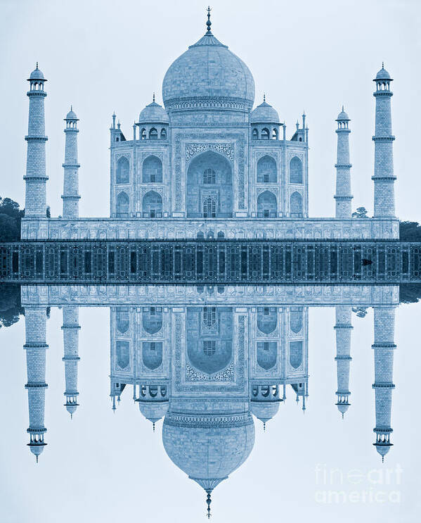 World Heritage Site Poster featuring the photograph Taj Mahal by Luciano Mortula
