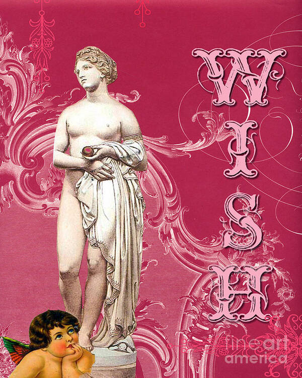 Wish Poster featuring the digital art Wish by Ricki Mountain