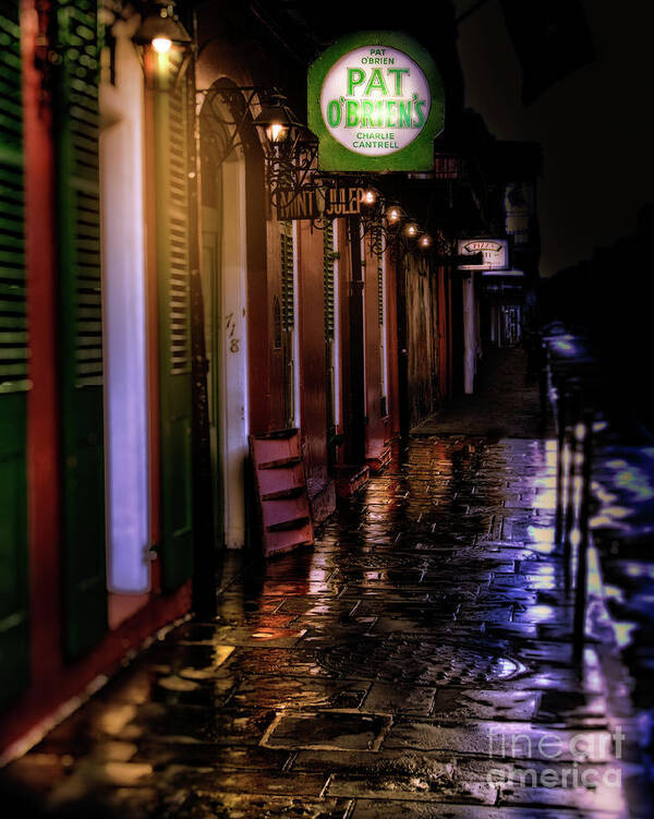 French Quarter Poster featuring the photograph Pat O'Briens #1 by Jarrod Erbe