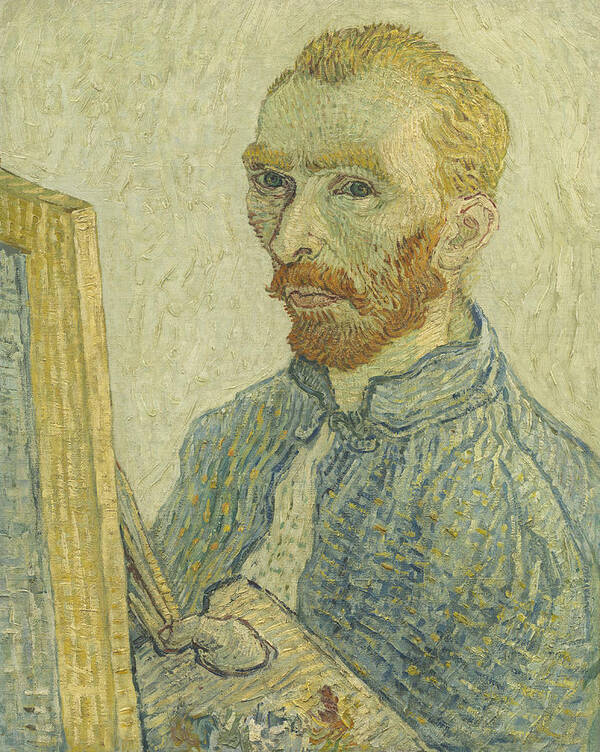 Vincent Van Gogh Poster featuring the painting Portrait Of Vincent Van Gogh #1 by Imitator Of Vincent Van Gogh