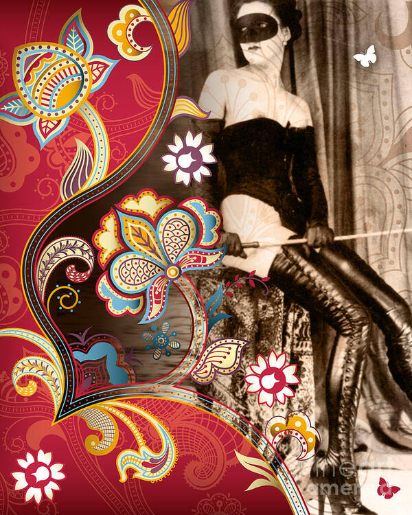 Nostalgic Seduction Poster featuring the photograph Nostalgic Seduction Goddess #77 by Chris Andruskiewicz