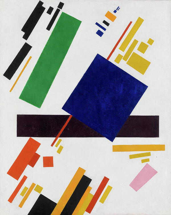Geometry Poster featuring the painting Suprematist Composition #2 by Kazimir Malevich