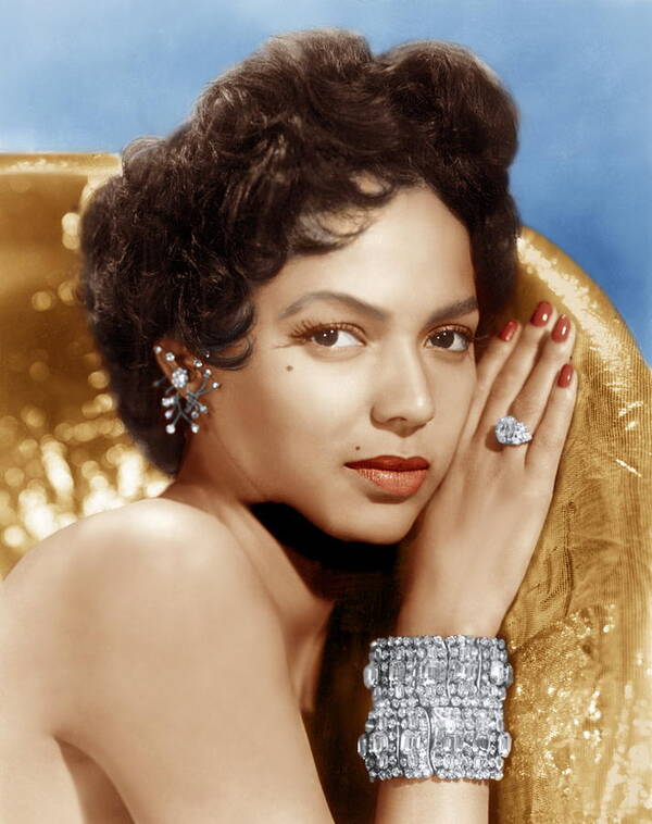 1950s Portraits Poster featuring the photograph Dorothy Dandridge, Ca. 1950s #4 by Everett