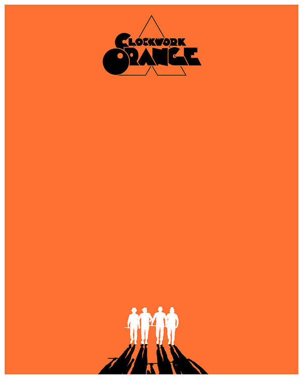 Geek Poster featuring the digital art A Clockwork Orange by Finlay McNevin