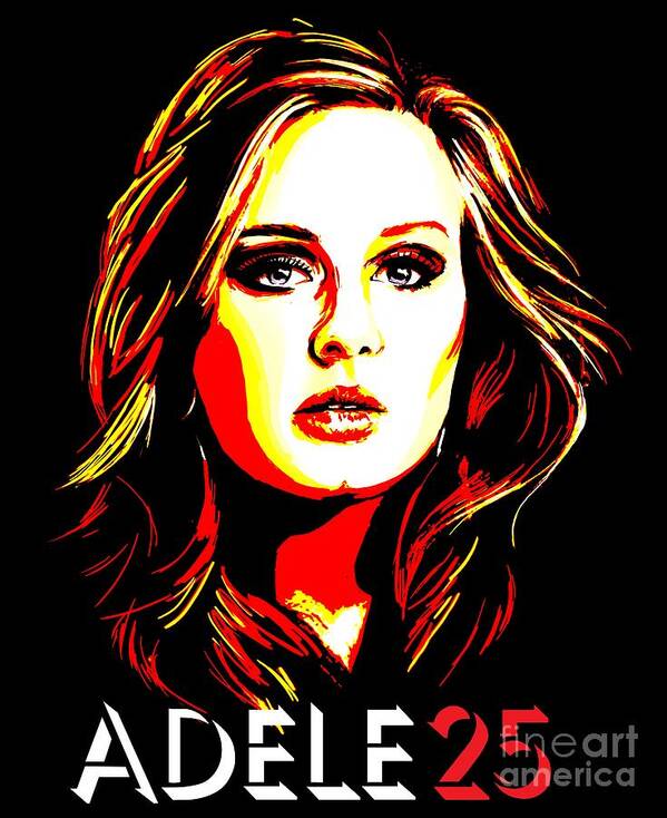 Adele 25 Poster featuring the painting Adele 25-1 by Tim Gilliland