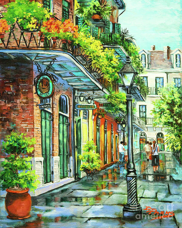 Louisiana Art Poster featuring the painting After the Rain by Dianne Parks