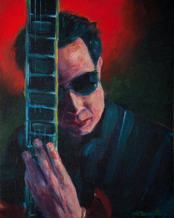 Musician Poster featuring the painting Alejandro by Jason Reinhardt