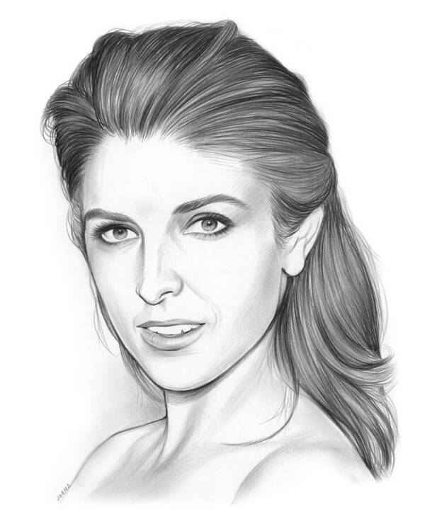Anna Kendrick Poster featuring the drawing Anna Kendrick by Greg Joens