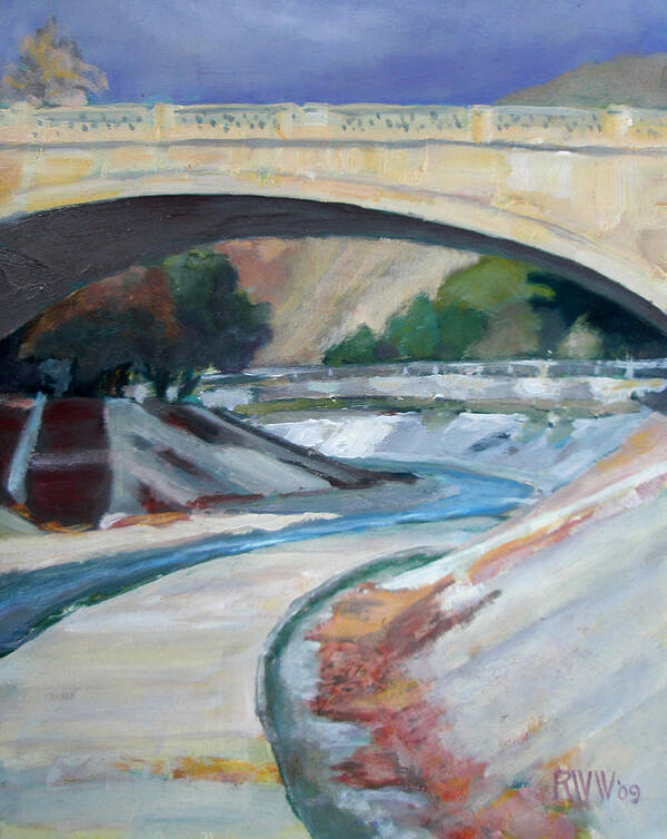 Plein Air Poster featuring the painting Arroyo Seco by Richard Willson