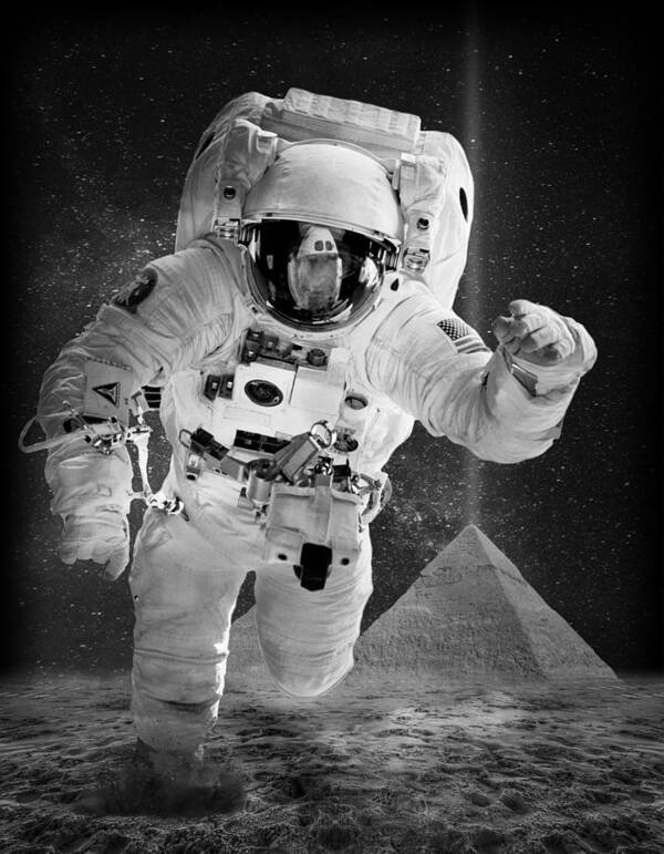 #astronautart #astronautspace #moon #astronaut #awesome #beautiful #cute #wonderful #anime #draw #drawing #paint #painting #heart #love #lovely #nice #memory #art #space #star #nebula #moonart #spaceart #eyesart #eyeart #buterfly #astronautcanvas  Poster featuring the photograph Astronaut by Tania Oliver