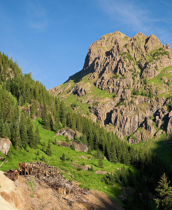 Colorado Poster featuring the photograph Atlas Mine by Steve Stuller