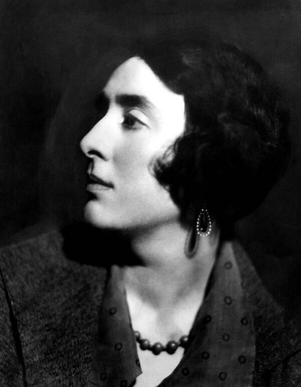 Author Poster featuring the photograph Author Vita Sackville-west by Everett