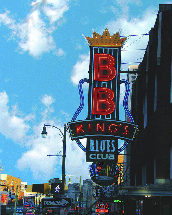  Blues Poster featuring the photograph BB KIngs by Lizi Beard-Ward