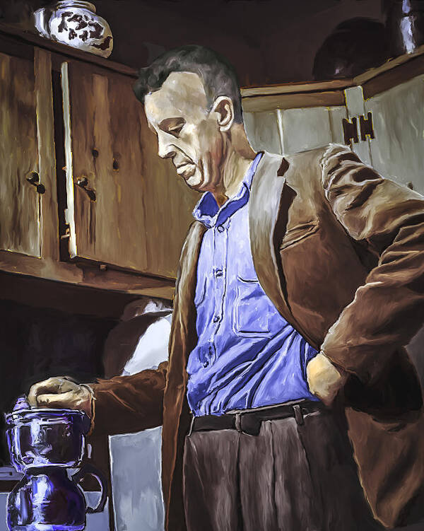 Painting Poster featuring the painting Bill Wilson by Rick Mosher