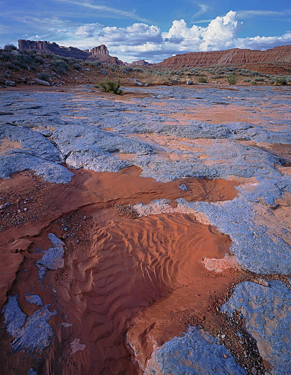 Utah Poster featuring the photograph Blue Wash by Tom Daniel
