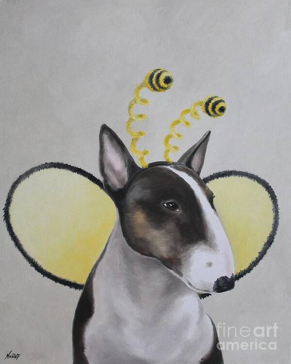 Noewi Poster featuring the painting Bully Bee by Jindra Noewi