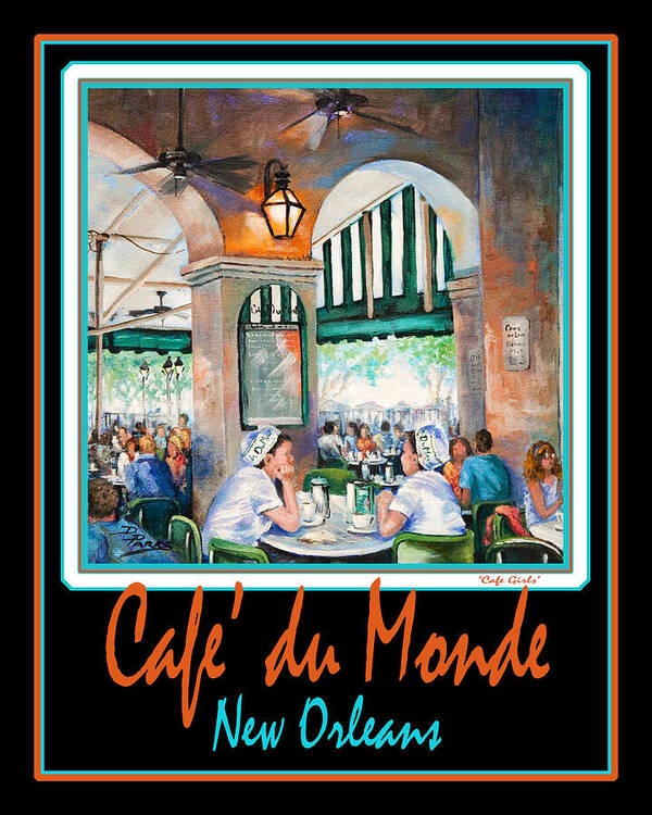 New Orleans Poster featuring the painting Cafe du Monde by Dianne Parks